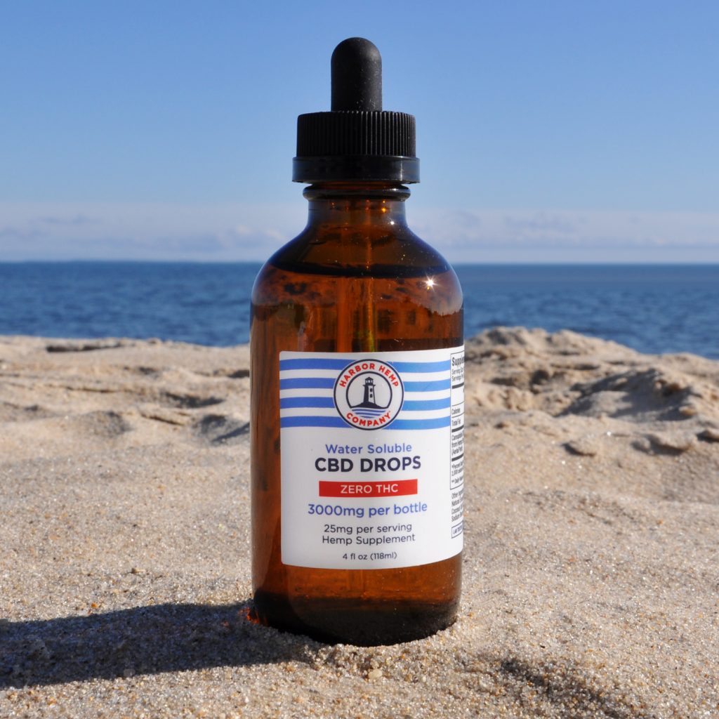 Zero Thc Water Soluble Cbd Drops 3000mg · Harbor Hemp Company 8778