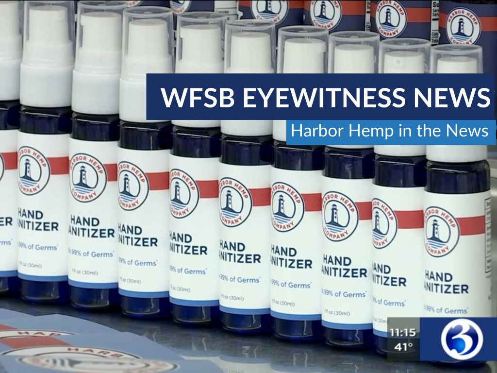 Harbor Hemp hand sanitizer