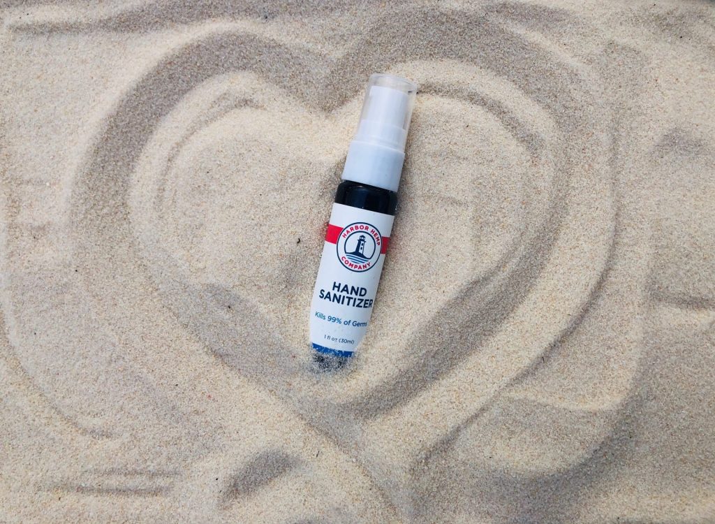 Harbor Hemp hand sanitizer