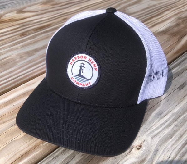 Harbor Hemp blue and white hat